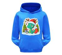 Christmas Hoodie Girls Oversized Christmas Jumper Girls with Dinosaur 3D Print Christmas Sweatshirt with Hood Casual Winter Chirstmas Sweat Jacket Christmas Hoodie Xmas Pullover Hoodie