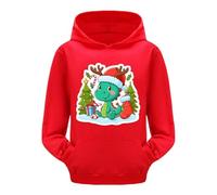Christmas Hoodie Girls Oversized Christmas Jumper Girls with Dinosaur 3D Print Christmas Sweatshirt with Hood Casual Winter Chirstmas Sweat Jacket Christmas Hoodie Xmas Pullover Hoodie