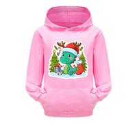 Christmas Hoodie Girls Oversized Christmas Jumper Girls with Dinosaur 3D Print Christmas Sweatshirt with Hood Casual Winter Chirstmas Sweat Jacket Christmas Hoodie Xmas Pullover Hoodie