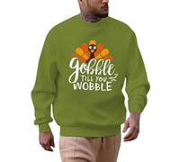 Christmas Hoodie Men Santa Claus Novelty Oversized Half Zip Sweatshirt Fleece Pullover Warm Soft Jumper Top UK Ugly Funny Xmas Long Sleeve Sweatshirts Xmas Sweatshirts Men (Green,XXL)