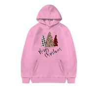 Christmas Hoodies for Men Fun - Christmas Cute Christmas Graphic Print Oversized Pullover Sweatshirts 2024 Ladies And Gentle Workout Long Sleeve Fashion Tops (Grey, S)