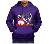 Christmas Hoodies for Men Hoodie Adult Novelty Hoodies Christmas Funny Casual Pullover Christmas Hoodie Sweatshirt Christmas Hoodies Sweatshirts Warm Hoodies for Men UK