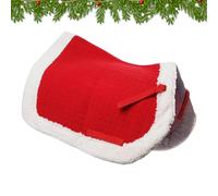 Christmas Horse Hat - Christmas Equine Costume, Saddleless Festive Red Horse Bareback Pad, Santa Hats | For Equestrians Ranch Pet Parents Animal Lovers Party Planners Farm Holiday Themed Events