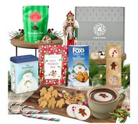 Christmas Hot Chocolate Gift Set With The Snowman Gifts Hot Choc Tin, Gingerbread Biscuits, Marshmallows & Festive Treats - Xmas Eve Box, Hot Chocolate Hamper & Christmas Hamper For All Ages