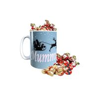 Christmas Hot Chocolate Personalised Ceramic Mug with Festive Treat Selection