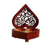 Christmas House Decoration Wooden Carved Heart - shaped Music Box Children's Couple Birthday Gift Holiday Party Indoor Home Decor