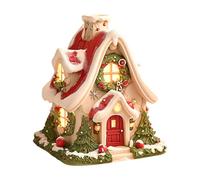 Christmas House Incense Burner | Log Cabin Incense Burner Christmas Decorations | Creative Resin Ornaments, Unique Holiday Tabletop Decor For Festive Atmosphere