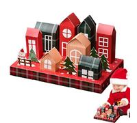 Christmas House Treat Boxes-Advain Calendar Boxes in Cartoon Villa Style | Practical and Versatile Pet Packaging for Sweets and Surprises