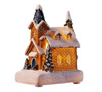 Christmas Houses Collectible Building Home Desktop Lighted Tabletop