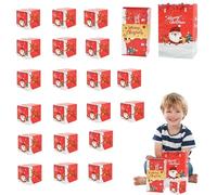 Christmas Houses - Red Bouncy Cardboard Bountion, Exploding Gift Conteiner for Money Items | Merry Surprise Present Suitable for Famil's Party