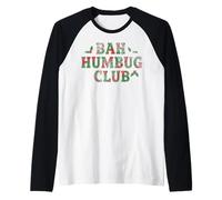 Christmas Humbug Club Grumpy Office Party Top Raglan Baseball Tee
