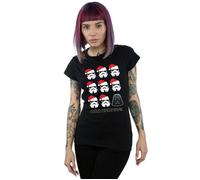 Christmas Humbug Cotton T-Shirt Star Wars Black S