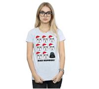 Christmas Humbug Cotton T-Shirt Star Wars Grey L