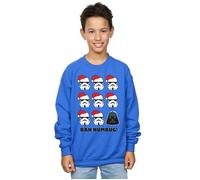 Christmas Humbug Sweatshirt Star Wars Blue 5-6 Years