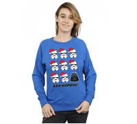 Christmas Humbug Sweatshirt Star Wars Blue XL