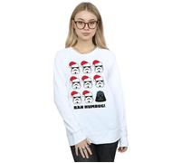 Christmas Humbug Sweatshirt Star Wars White XXL