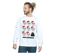 Christmas Humbug Sweatshirt Star Wars White XXL