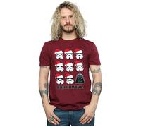Christmas Humbug T-Shirt Star Wars Burgundy S