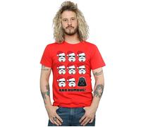 Christmas Humbug T-Shirt Star Wars Red XXXL
