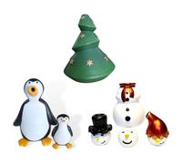 Christmas Hydria Topper Set, Three Fountainheads, One Collectible, Fountain Accessories, Easy Application, Indoor and Outdoor Use, Decorative Solution for Your Hydria (Sold Separately), British Brand