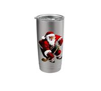Christmas Ice Hockey Player Stainless Steel Insulated Tumbler