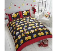 Emotional Icons Christmas Single Duvet Cover And Pillowcase Set