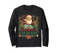 Christmas in Colorado Holiday Travel Tourist Souvenir Long Sleeve T-Shirt