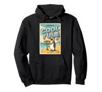Christmas In July Have A Cool Yule Penguin Beach Pullover Hoodie