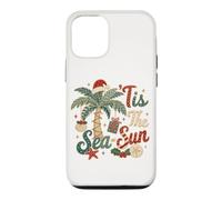 Christmas In July Tis The Sea Sun Santa Hat Cottagecore Case for iPhone 12/12 Pro