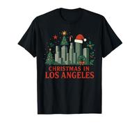 Christmas in Los Angeles Holiday Travel Tourist Souvenir T-Shirt