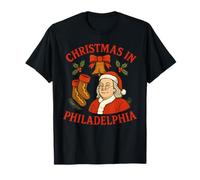 Christmas in Philadelphia Holiday Travel Tourist Souvenir T-Shirt