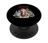 Christmas In The Barn Horse Holiday Magic PopSockets Adhesive PopGrip