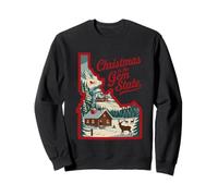 Christmas In The Gem State Idaho Cabin Sweatshirt