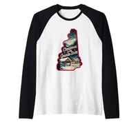 Christmas in The Granite State Winter Scene Raglan Baseball Tee