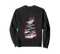 Christmas In The Granite State Winter Scene Sweatshirt
