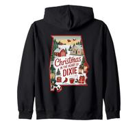 Christmas In The Heart Of Dixie Alabama Zip Hoodie