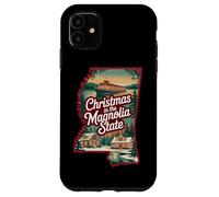 Christmas In The Magnolia State Scenic Cabin Winter Case for iPhone 11