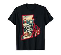 Christmas in The Ocean State Rhode Island Lighthouse T-Shirt