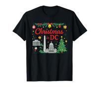 Christmas in Washington DC Holiday Travel Tourist Souvenir T-Shirt