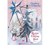 Christmas in Watercolor.: 50 magical Christmas reverse coloring designs.