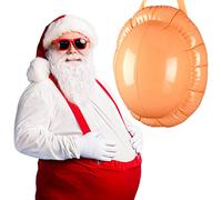 Christmas Inflatable Belly Santa Inflatable Big Belly with Attached