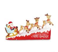 Christmas Inflatable Santa Claus or Snowman Model for Outdoor Holiday Decoration with LED Lights (Australian Rules)