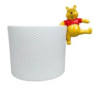 Christmas Inspirations Flower Pot Decorative Pendant Winnie the Pooh the Bear 10 x 7 cm Made of Plastic - Disney Pot Pendant, Pot Buddy, Pot Hanger, Modern Decorative Style for Disney Fans, Garden