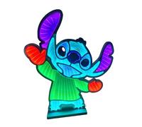 Christmas Inspirations Officially Licensed Disney 45cm Dancing Stitch Infinity Mirror Effect 3D Christmas LED Light Up Figure - Indoor Mains Powered Freestanding Xmas Decoration
