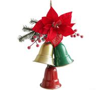 Christmas Iron Bell Hanging Decor for Door Wall Tree(Big)
