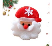 Christmas Iron On Patches | 3D Festive Soft Plush Decor Craft,Embroidered Sew Repair Patch | for Family Indoor Shop Kids Adults Enthusiast