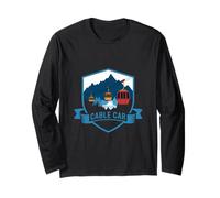 Christmas is Better at The Cabin Illustration Long Sleeve T-Shirt