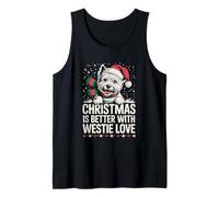 Christmas is Better with West Highland White Terrier Love Tank Top