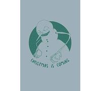 Christmas is coming Scary evil Snowman Notebook: Lined Journan forthose who love alternative way of celebrating 120 Pages, 6 x 9, Soft Cover, Matte Finish