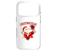 Christmas Is Gay Santas Origami Paper Art Queer Holiday Love Case for iPhone 17 Pro